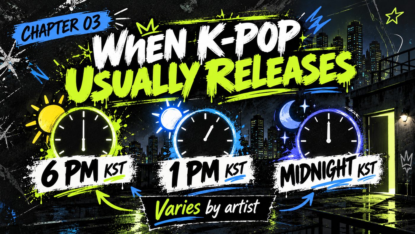 Upcoming K-pop comeback times with exact release times in your timezone