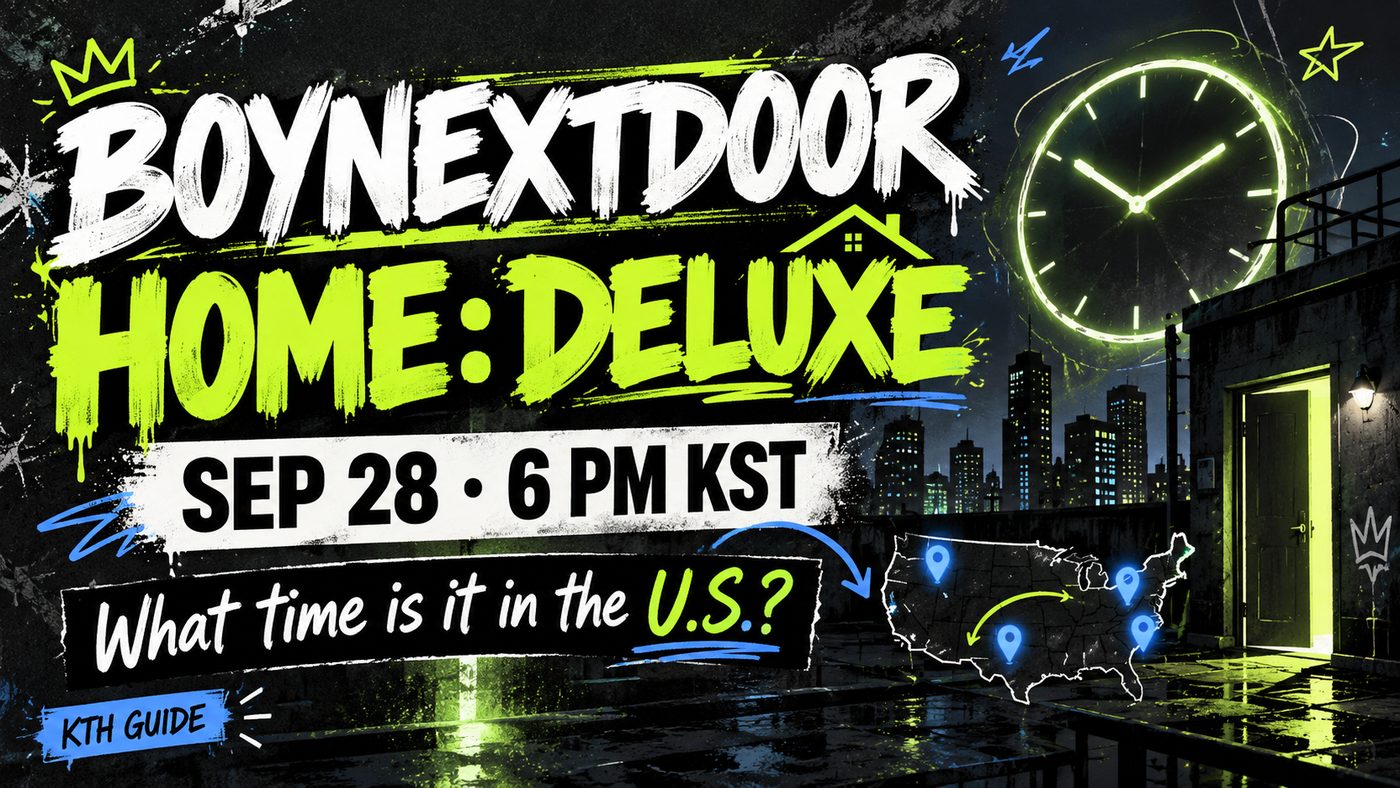 BOYNEXTDOOR HOME: DELUXE release time in your timezone