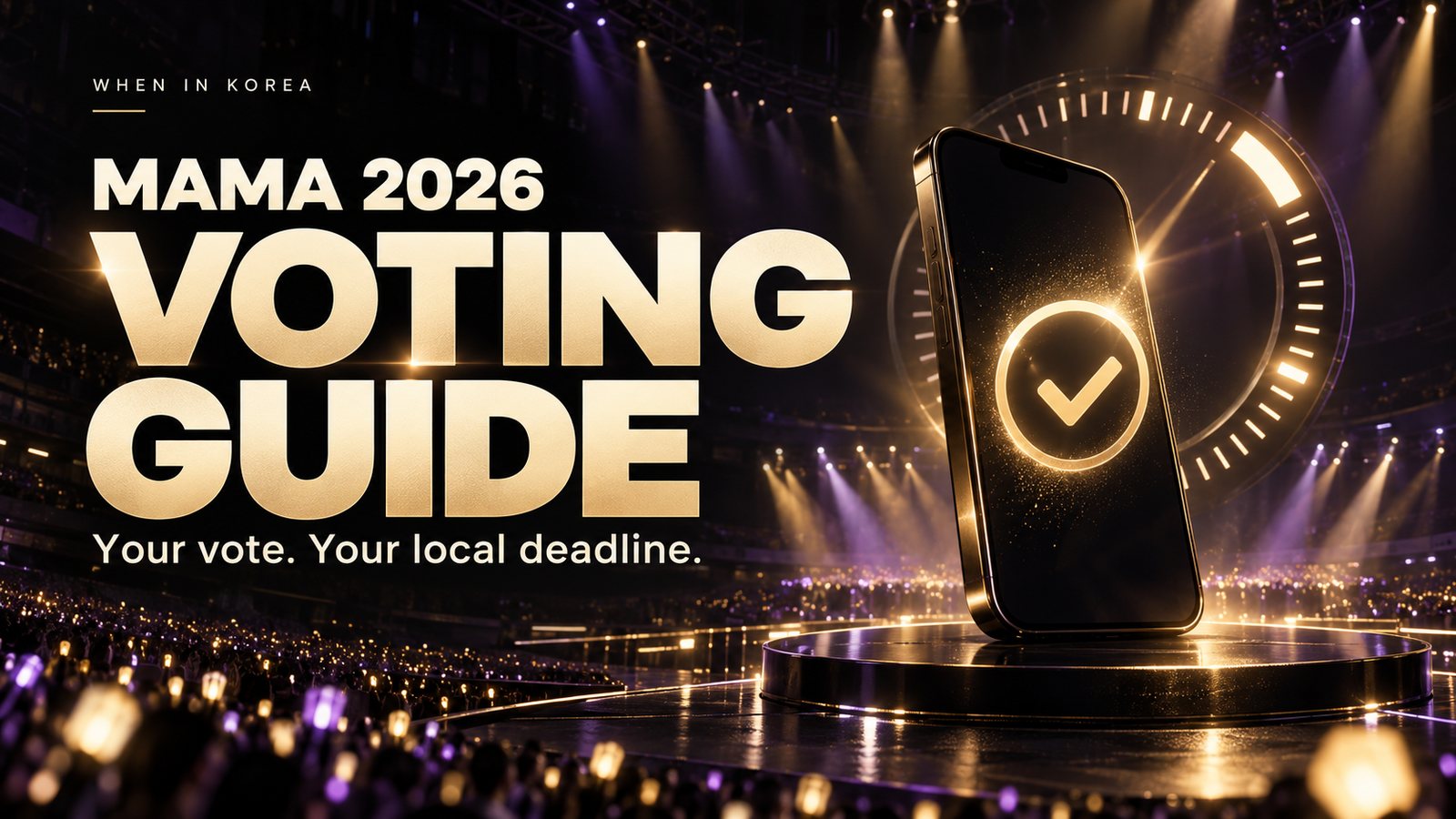 Vote for MAMA 2026 — how to vote and your local voting deadline